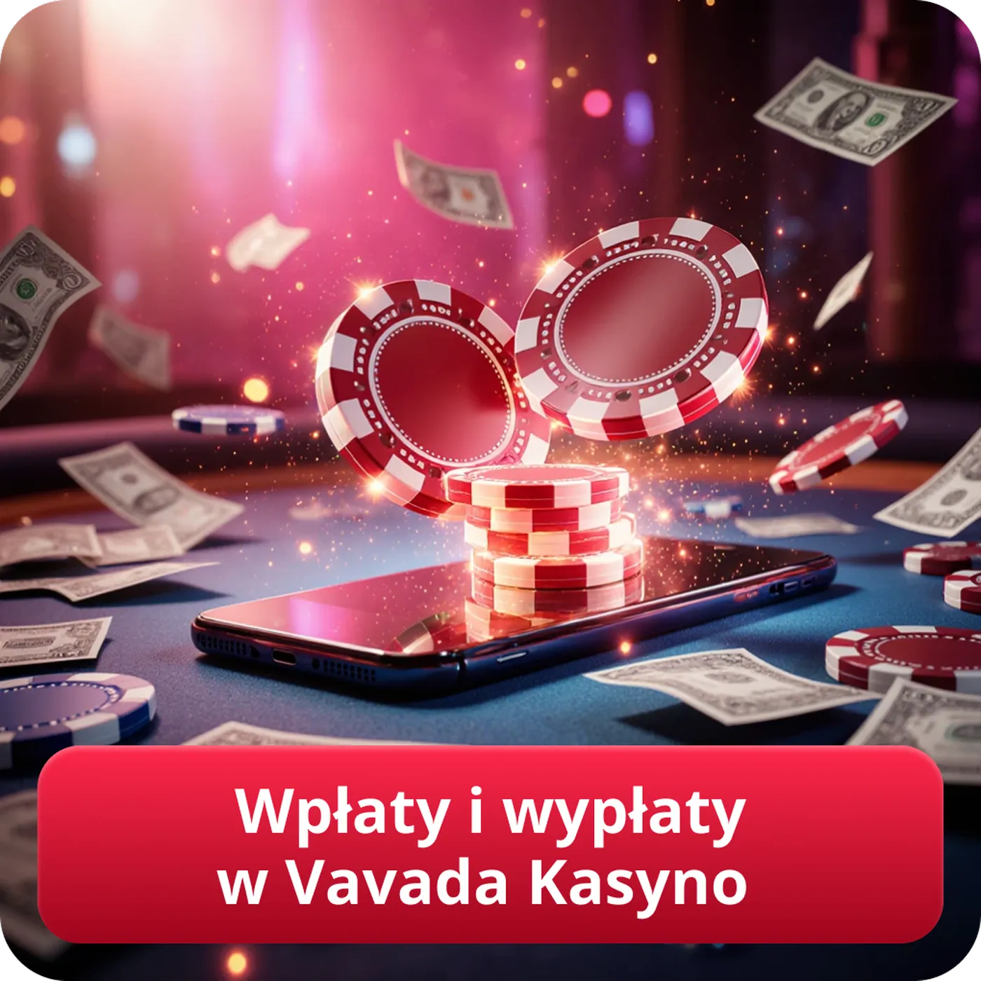 Wpłaty i wypłaty w Vavada Kasyno